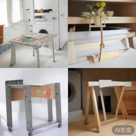 安装学习桌，贴图饰温馨