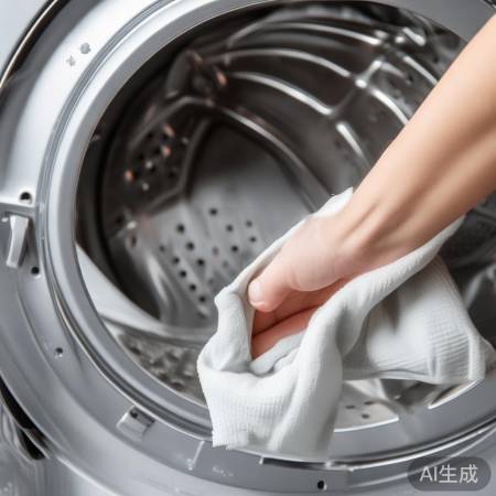 滚筒洗衣机洗后擦干