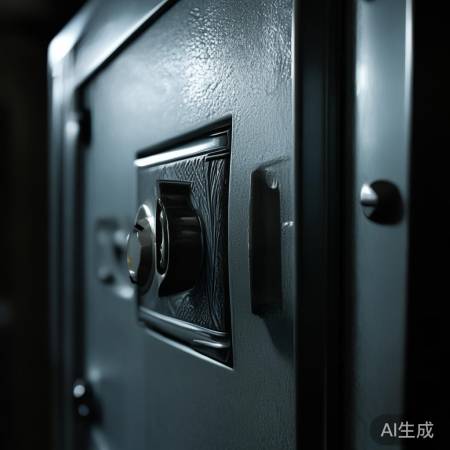 检查保险柜表面异常标记