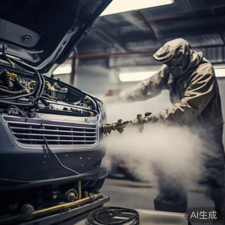 空调排气，油冒出完成