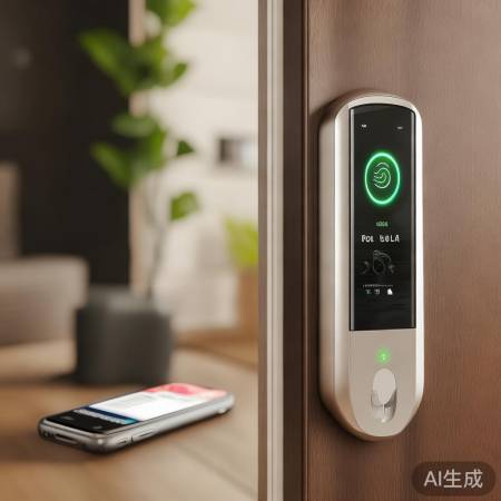 指纹锁监控家门安全