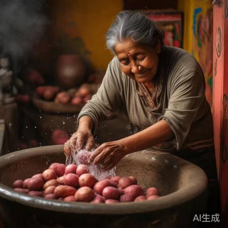 现代化洗红薯引争议