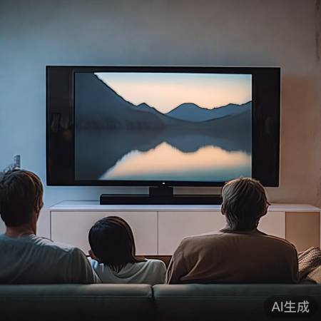 电视摆放关键：远离墙壁，视线垂