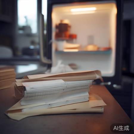 宝丽来照片纸,冰箱门内侧拍摄