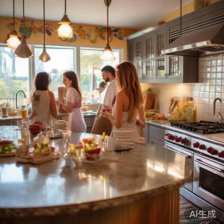 厨房小妙招,温馨亮丽家