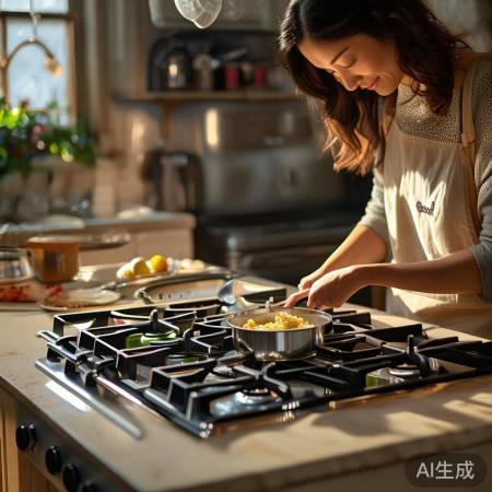 燃气灶VD888,厨房好帮手