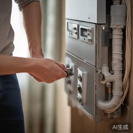 壁挂炉断电,关阀防漏。