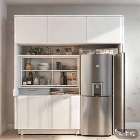冰箱餐边柜一体设计