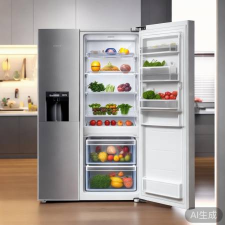 355升大容量,分区保鲜方便