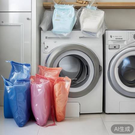 洗衣机分类洗,避免染色变形