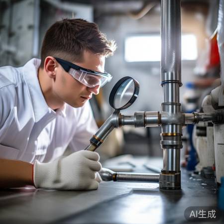 管道接口检查防漏