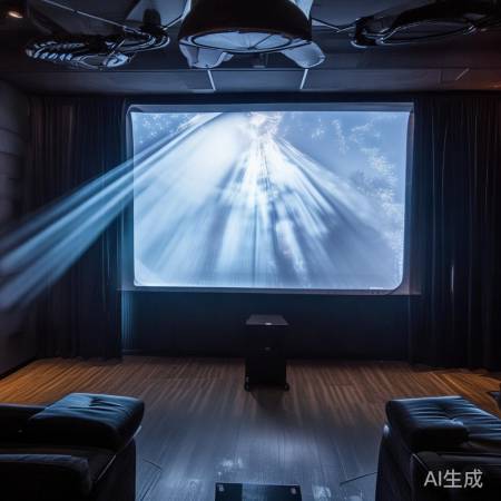 幕布选择：白色反射，灰色吸收