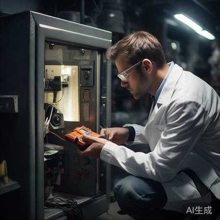 检查保险柜电池电压