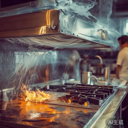 油烟机腿因高温环境冷却