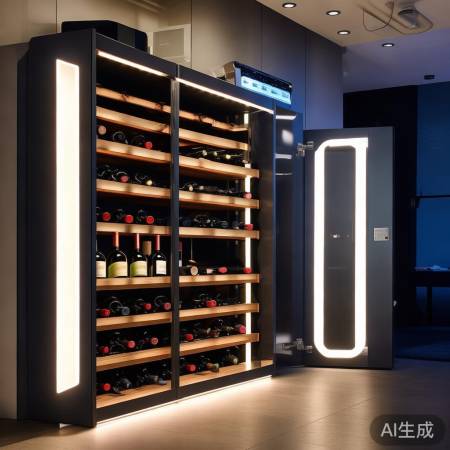 市场上红酒柜照明丰富多样