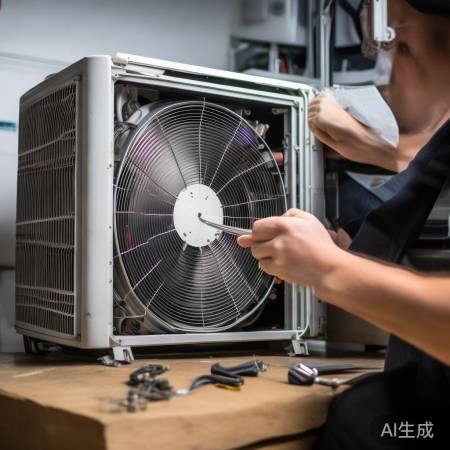 空调风叶不平衡，调校解决