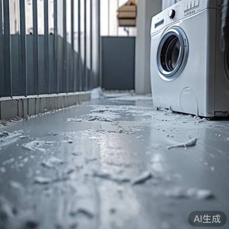 阳台防水防漏保洗衣机