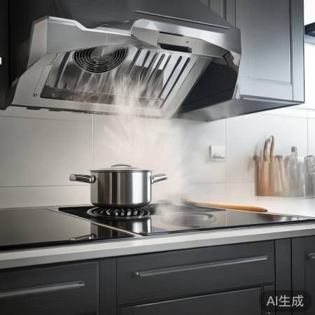 提前开启油烟机,风速高