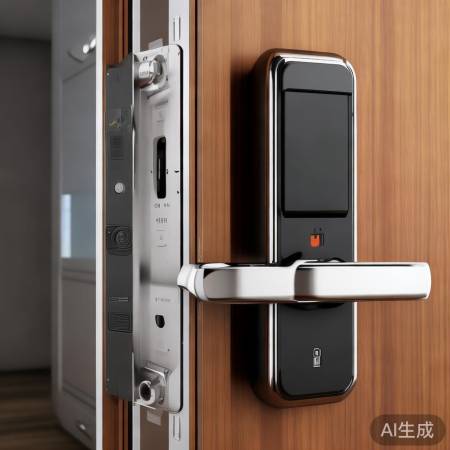 指纹锁配件齐全,功能明确。