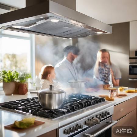 倒排风：除油烟，保清洁