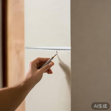 门框中心偏上,方便使用