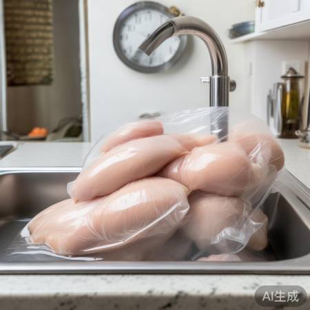 快速解冻鸡肉技巧