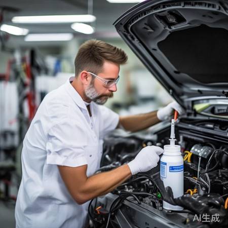 专业维修店加注制冷剂