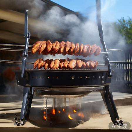 稳固支架烤串不晃动