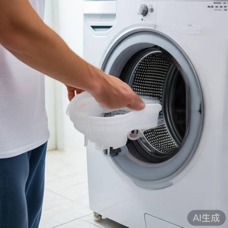 洗衣机洗咪套技巧