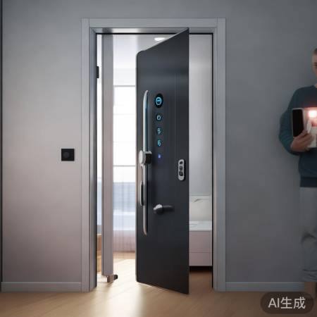 智能锁门，科幻便利