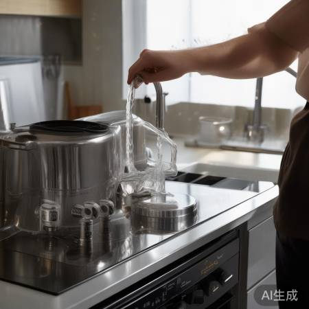 集成灶加水技巧：调水压，用温水