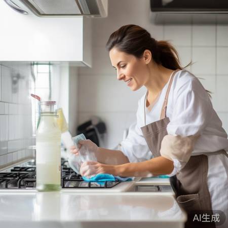 白醋清洁油烟机灶具