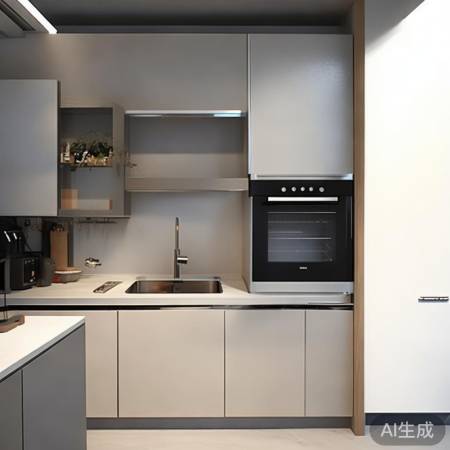 “消毒柜巧藏地柜，节省空间又干