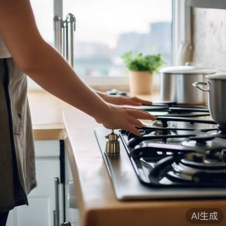 煤气用完，关阀防泄漏