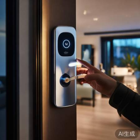 “一键指纹锁，智能生活新体验”