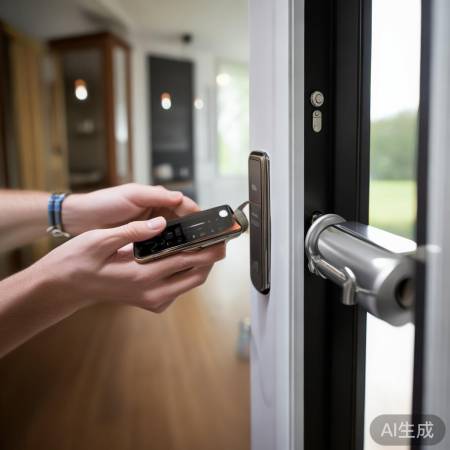 智能锁安装简便,无线连接更便捷