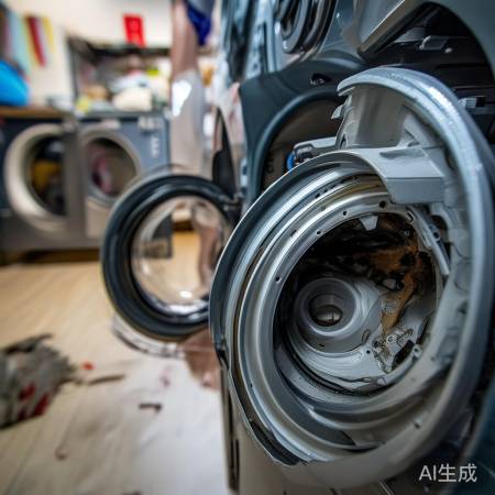 洗衣机撞桶停转,需专业人士检查