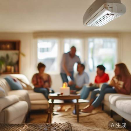 “中央空调,温暖聚会好帮手”