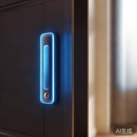 指纹锁：无需钥匙，操作简单