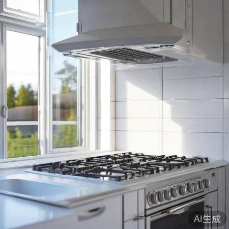 燃气灶通风好，远离热气蒸腾