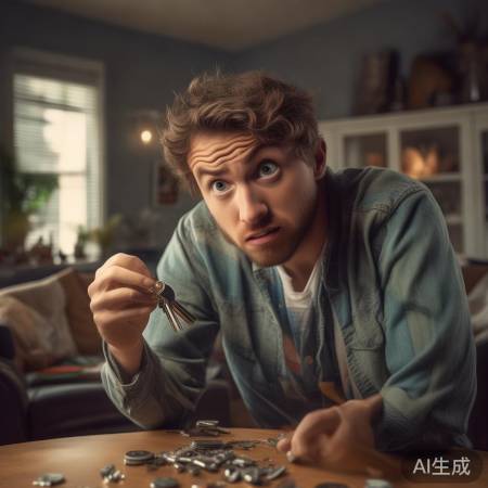 冷静找钥匙或求助专业人士