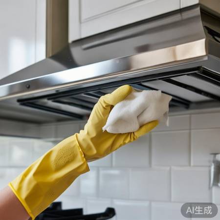 酒精除油烟机油渍