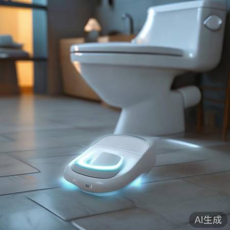 通电测试，智能马桶脚踢板成功！