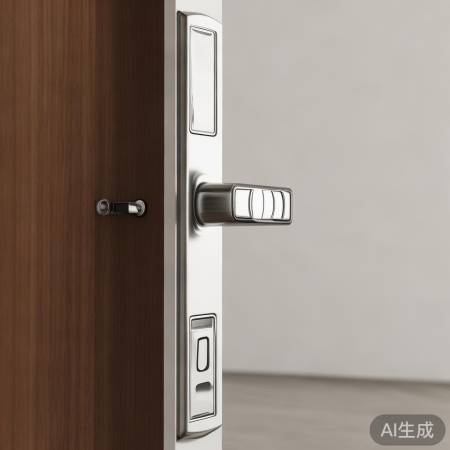 鸿利A6L指纹锁，简洁大气