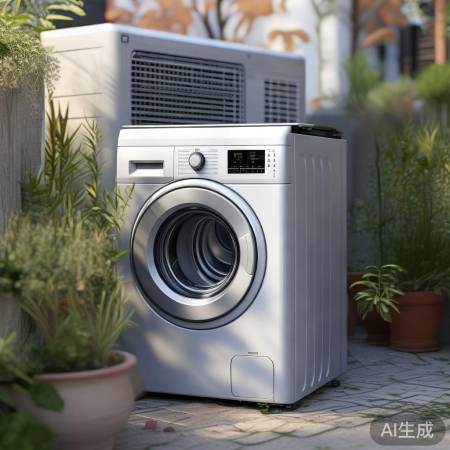 洗衣机可放空调罩内