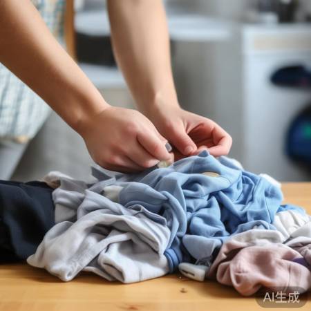 检查衣物，防异物入洗衣机