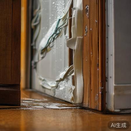 门缝应急处理,影响使用寿命