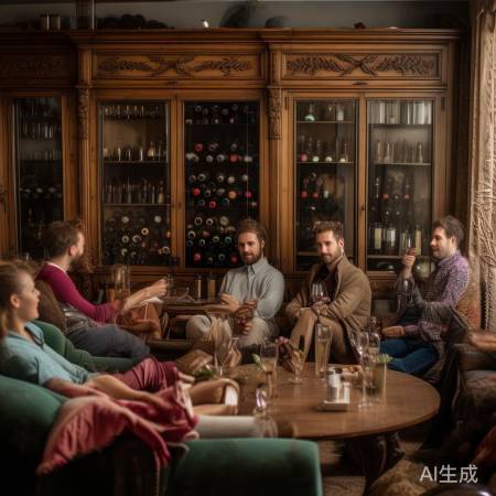 选榉木红酒柜,享受自在生活。