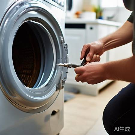 检查门锁，手动开启