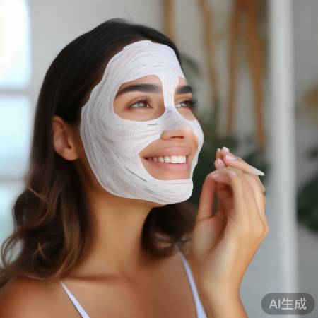 面膜设计简约，温和不紧绷